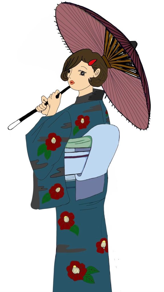 スミチオン擬人化 すみちゃん　はちまきうずこイラスト