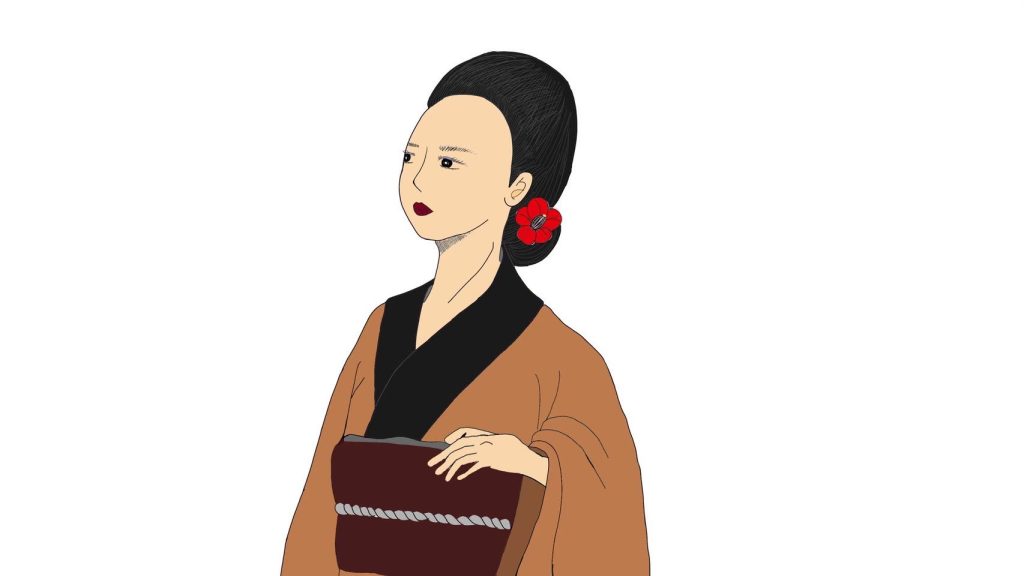 スミチオンの母　スミチオンの擬人化 はちまきうずこイラスト